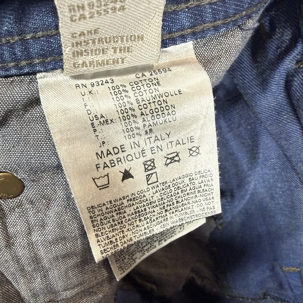Diesel Braddom Blue Eyecons 2011/2 Distressed Repaired Jeans Mens 31x34 Italy